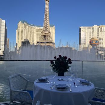Lago - The best table in the house.  $800 to book with 5 course meal and flowers or know someone and be seated there. - Italian Near Me - Las Vegas, Nevada