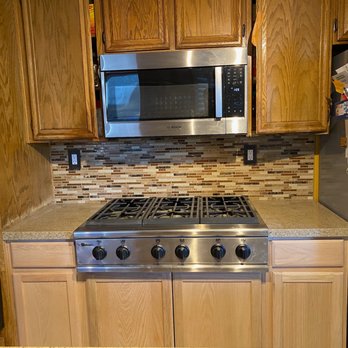 Remodeling Plus - Not yet completed; however they installed this bigger stove even helped me save money to find it. - Countertop Installation Near Me - Riverside, California