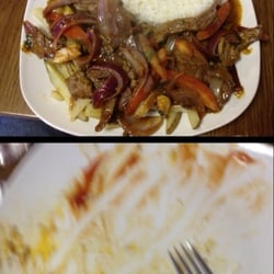 The Juice and Coffee Shop - Gone in less then 3 minutes. I was hungry in this Colombian style beef stir fry was great.