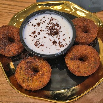 Nafisa Cuisine - Falafels with labneh and saj (flatbread) - Syrian Near Me - Mississauga, Ontario