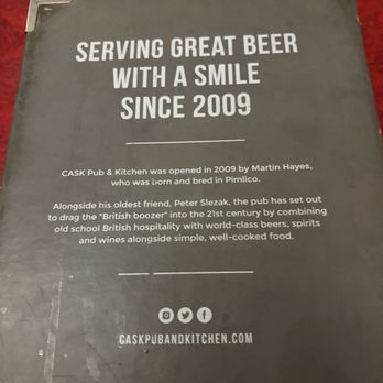 CASK Pub and Kitchen - Yes indeed - Pubs Near Me - London, XGL