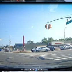 Traffic Violations Bureau - Queens North - Hidden Dash Cam:  1st Screenshot of so-called Failure to Yield to Pedestrian