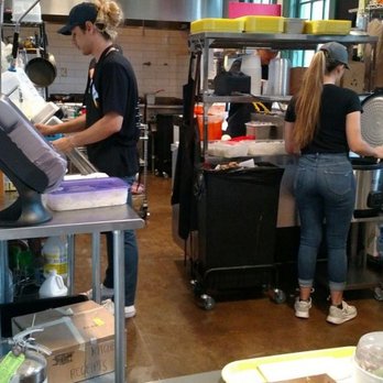 BOPJO Korean-Mexican Grill - Partial view of the kitchen preparation area - Korean Near Me - San Diego, California