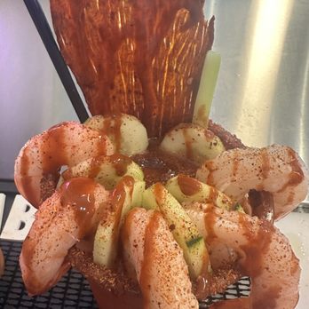 MicheLadies - Surf & Turf , a delicious combo of shrimp and crispy jerky! - Food Stands Near Me - Kemah, Texas MicheLadies - Surf & Turf , a delicious combo of shrimp and crispy jerky! - Food Stands Near Me - Kemah, Texas