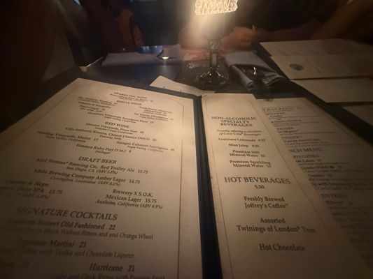 Menu photo 2 Blue Bayou Restaurant Anaheim, CA