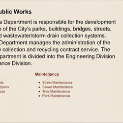 City of Los Altos Maintenance Department