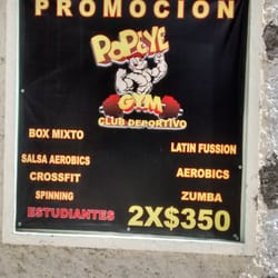 Popeye Gym - Promociones