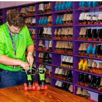 Mac's Roller Rink - Staff to assist with sizes in the skate room - Skating Rinks Near Me - White Post, Virginia Mac's Roller Rink - Staff to assist with sizes in the skate room - Skating Rinks Near Me - White Post, Virginia