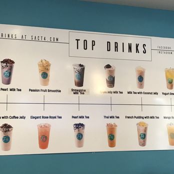 T4 - Bubble Tea Near Me - Sacramento, California