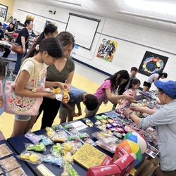 Livingston Chinese School - Our Student store opened!!! Our students used their hard earned coupons to exchange for toys and stationery!