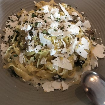 Mad & Vin - Delicious fresh pasta with local mushrooms, Swiss chard, cream, and ricotta - New American Near Me - Solvang, California