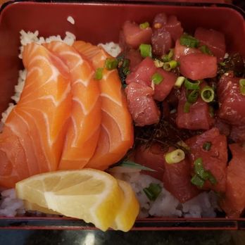 Teishoku - Ahi Poke Limu & Salmon Sashimi Don - Japanese Near Me - Honolulu, Hawaii Teishoku - Ahi Poke Limu & Salmon Sashimi Don - Japanese Near Me - Honolulu, Hawaii