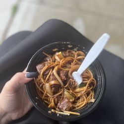 Blazen wasabi - Garlic Crazy noodles with beef