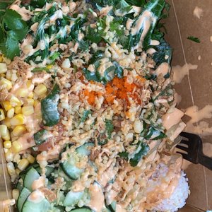 Photo of The Poke Place - Rancho Cucamonga, CA, United States. large poke bowl