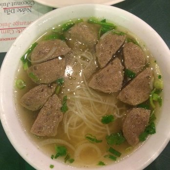 Pho Hoai - #14 (combination rice noodles beef soup with beef balls) - Vietnamese Near Me - Brooklyn, New York Pho Hoai - #14 (combination rice noodles beef soup with beef balls) - Vietnamese Near Me - Brooklyn, New York