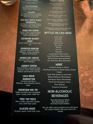 Menu photo 2 Mountain Room Bar SeaTac, WA