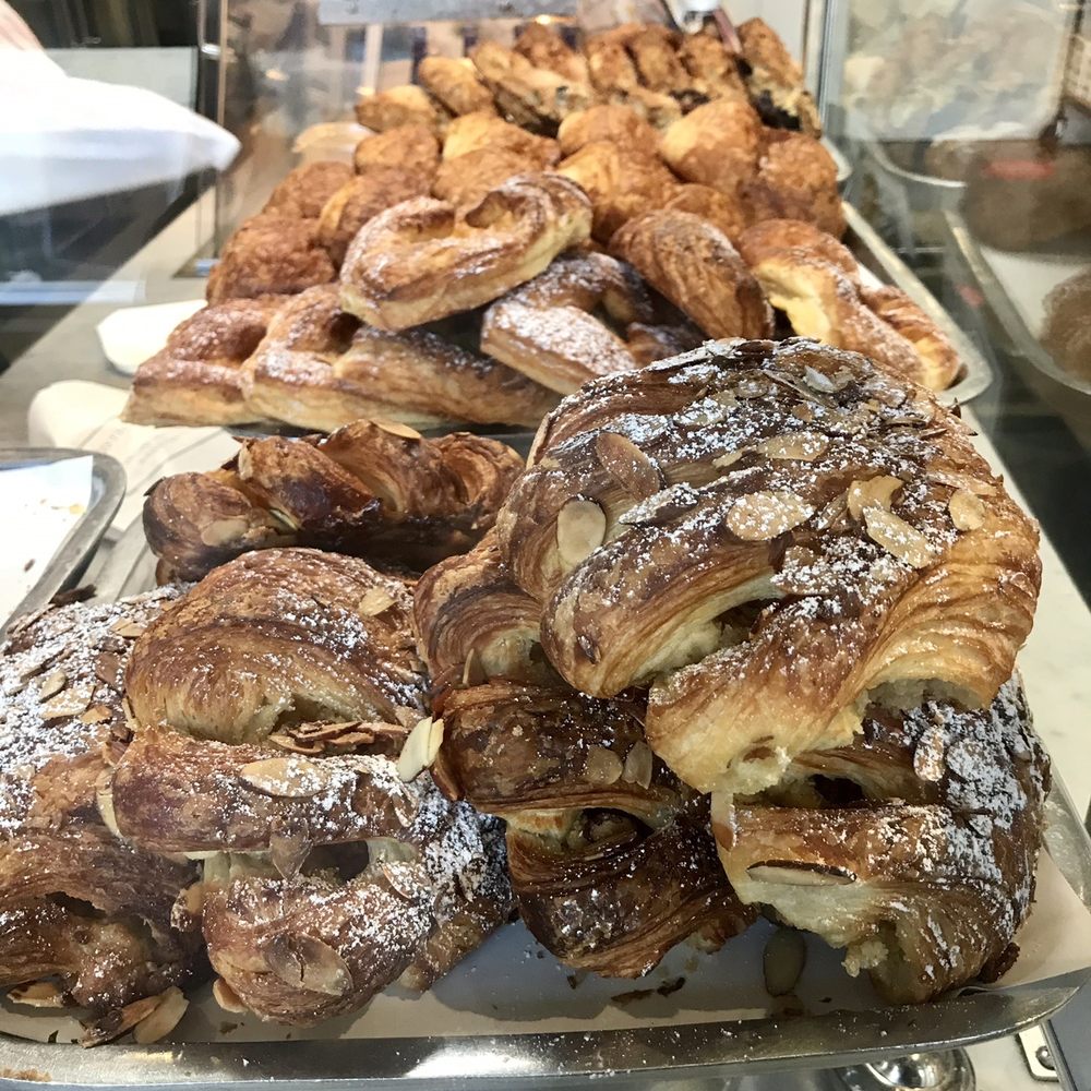 Rustic Bakery - Pastries galore! Bearclaws and Meyer Lemon Croissant - Bakeries Near Me - Larkspur, California