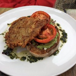 Turners Bakehouse Eatery - Breakie Bruschetta with a homemade hash brown