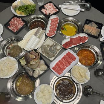 Hotpot One - A little bit of everything - go with a crowd to divide and conquer the meat menu - Hot Pot Near Me - Quincy, Massachusetts