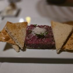 The Steakhouse at Agua Caliente Rancho Mirage - Beef Tartar - not good!