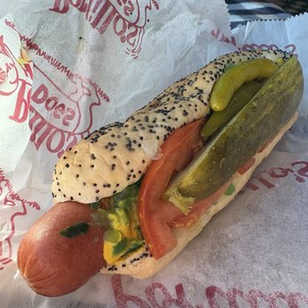 Portillo's & Barnelli's Chicago - Jumbo beef hot dog - Hot Dogs Near Me - Chicago, Illinois