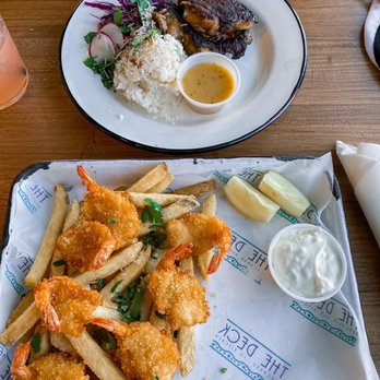 The Deck - Jerk chicken and fried shrimp - New American Near Me - Tybee Island, Georgia The Deck - Jerk chicken and fried shrimp - New American Near Me - Tybee Island, Georgia