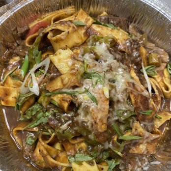 Mountain Hill Bistro - Beef Manchego Pappardelle $28- Expensive but Delicious - Italian Near Me - Long Hill, New Jersey Mountain Hill Bistro - Beef Manchego Pappardelle $28- Expensive but Delicious - Italian Near Me - Long Hill, New Jersey