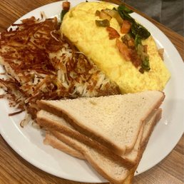 Loaded Veggie Omelette