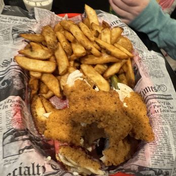 Tavern 1836 - Kids tender and fries basket. Can come with mandarin oranges. Very good! - American Near Me - Westphalia, Michigan