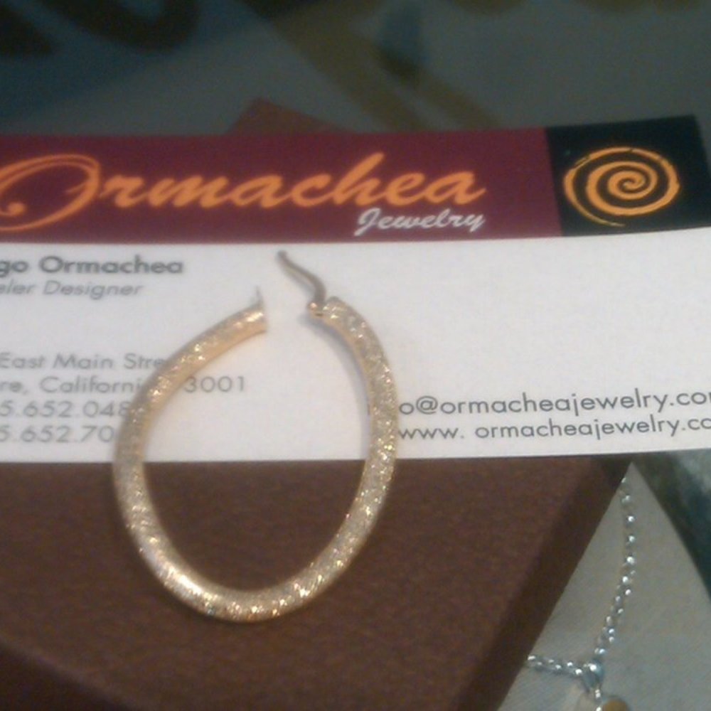Ormachea Jewelry - Gold earrings: $260 (hey, gold is pricey these days) - Jewelry Near Me - Ventura, California Ormachea Jewelry - Gold earrings: $260 (hey, gold is pricey these days) - Jewelry Near Me - Ventura, California