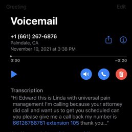 Voicemail.