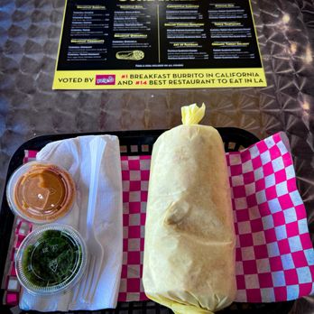 Curbgrill - Curbgrill Special Breakfast Burrito with no cheese. - Breakfast & Brunch Near Me - Montrose , California