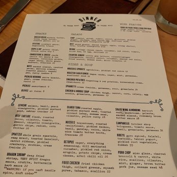 Bluebeard - Menu - New American Near Me - Indianapolis, Indiana