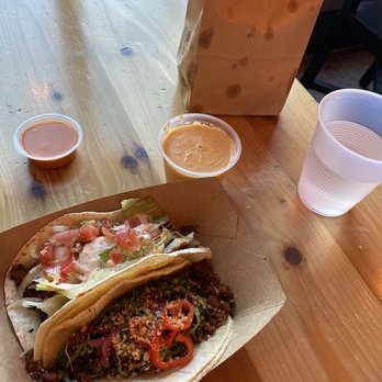 Taco Bamba Ballston - small biggie burger taco bamba chips & queso - Tacos Near Me - Arlington, Virginia Taco Bamba Ballston - small biggie burger taco bamba chips & queso - Tacos Near Me - Arlington, Virginia
