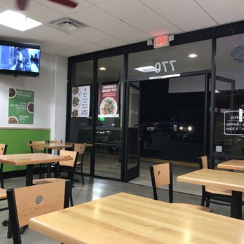 Flame Broiler - the inside of a fast food restaurant - Korean Near Me - Orange, California