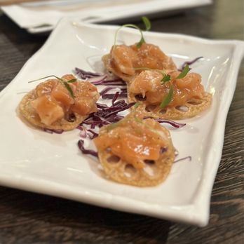 Japaneiro - Salmon Lotus Chip - Asian Fusion Near Me - Las Vegas, Nevada