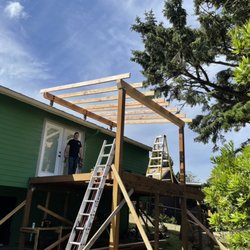 Whisper Springs Construction - The start of a new deck.