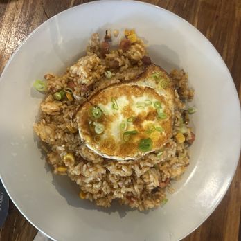 Lulu's Waikiki - Spam fried rice! This was so savory and good! - Burgers Near Me - Honolulu, Hawaii Lulu's Waikiki - Spam fried rice! This was so savory and good! - Burgers Near Me - Honolulu, Hawaii