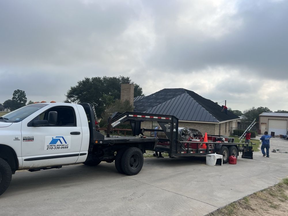 Slide of SA Metal Roofing