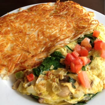 Rialto Cafe - Vegetarian omelet - Breakfast & Brunch Near Me - Fullerton, California Rialto Cafe - Vegetarian omelet - Breakfast & Brunch Near Me - Fullerton, California