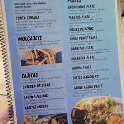 Rafael Mexican Grill - Menu