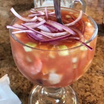 Mariscos El Perihuete - Shrimp & Abulon cocktail. Not the best. Flavors were too bland. Added lemon and hot sauce but didn't help. - Mexican Near Me - Paramount, California Mariscos El Perihuete - Shrimp & Abulon cocktail. Not the best. Flavors were too bland. Added lemon and hot sauce but didn't help. - Mexican Near Me - Paramount, California