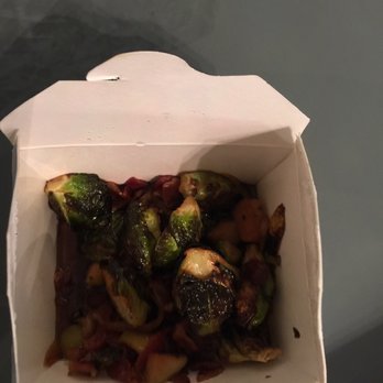 K C Branaghan's - Too sweet and saucy. These are the Brussels sprouts. More sauce that sprouts. - Irish Near Me - Long Beach, California