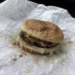 Double cheese burger...
