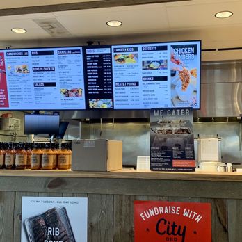 City Barbeque - Menu counter - Barbeque Near Me - Poplar Level, Kentucky