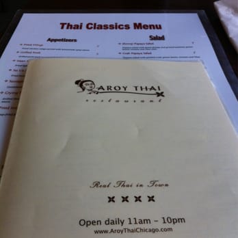 Aroy Thai Restaurant - Thai Near Me - Chicago, Illinois