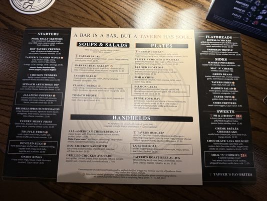 Menu photo 2 Taffer's Tavern Alpharetta Alpharetta, GA Menu photo 2 Taffer's Tavern Alpharetta Alpharetta, GA
