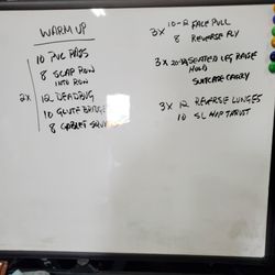 Nimble Athletics - This was my personal routine today since no one showed up at 8am class on president's day holiday!