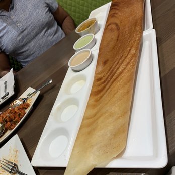 Hyderabad House - Ghee Roast 70 MM Dosa - Indian Near Me - Indianapolis, Indiana Hyderabad House - Ghee Roast 70 MM Dosa - Indian Near Me - Indianapolis, Indiana