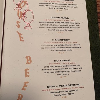 Roebuck - House beer - Pizza Near Me - Chicago, Illinois
